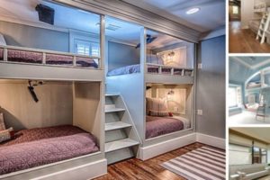 Modern Bunk Bed With Lighting