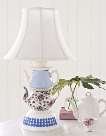 WAYS TO REUSE OLD TEAPOTS