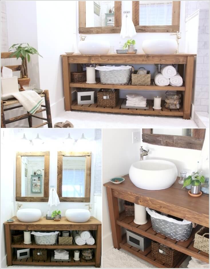 10 DIY Bathroom Vanity Designs