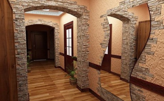 Artistic Stacked Stone Walls
