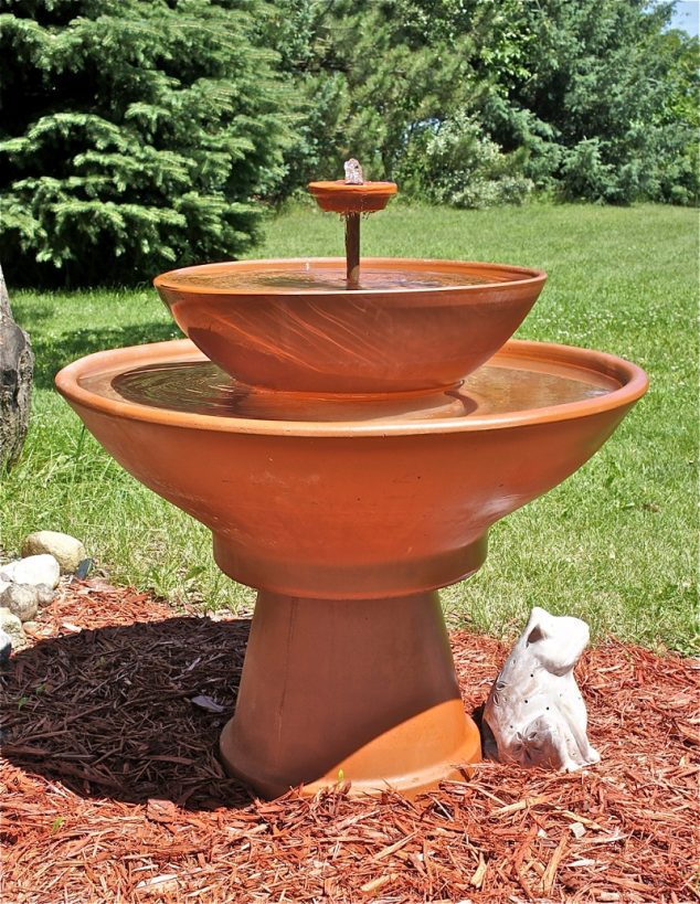 How to Turn Broken Flower Pots Into Incredible Water Fountain